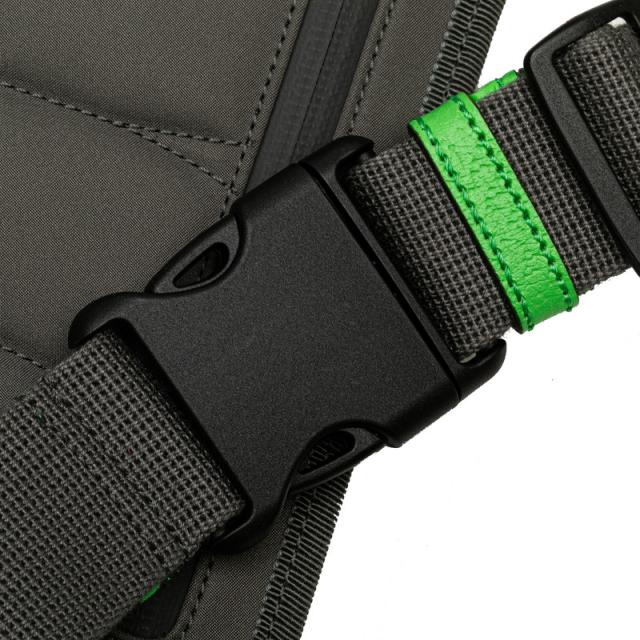 グッチ GGナイロン ベルトバッグ ボディバッグ ウエストバッグ 752102 レッド グレー ナイロン ラバー レディース GUCCI 【中古】_3