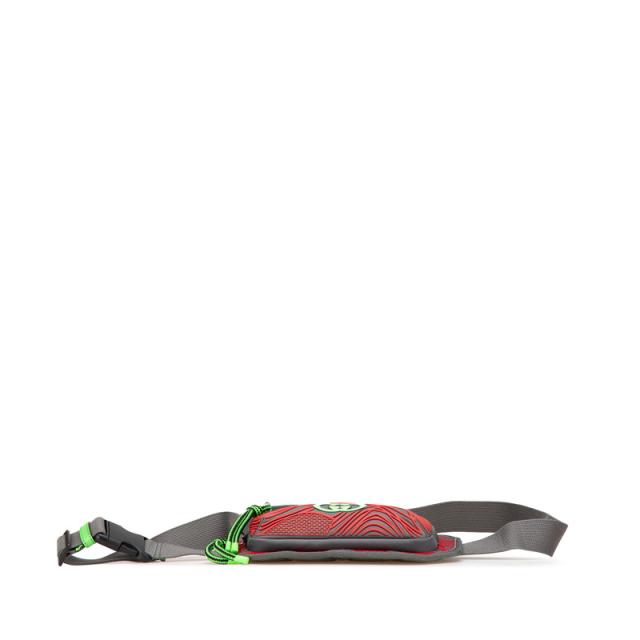 グッチ GGナイロン ベルトバッグ ボディバッグ ウエストバッグ 752102 レッド グレー ナイロン ラバー レディース GUCCI 【中古】_2