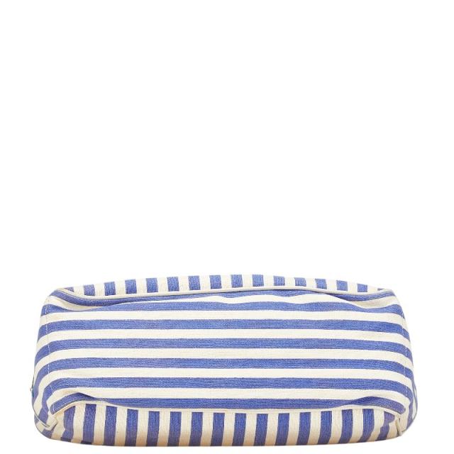 セリーヌ ブギーバッグ ストライプ ハンドバッグ ブルー ホワイト