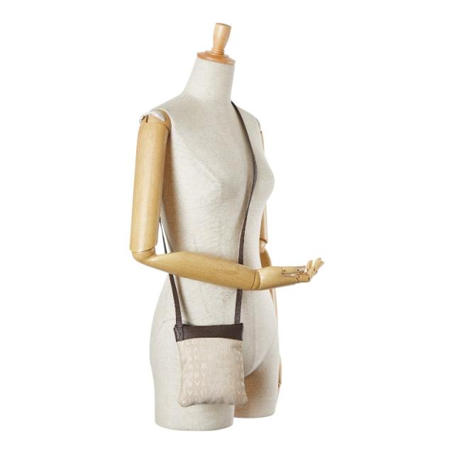 希少 BVLGARI ロゴマニア ボディバッグ 斜め掛け ブラック 黒 BVLGARI