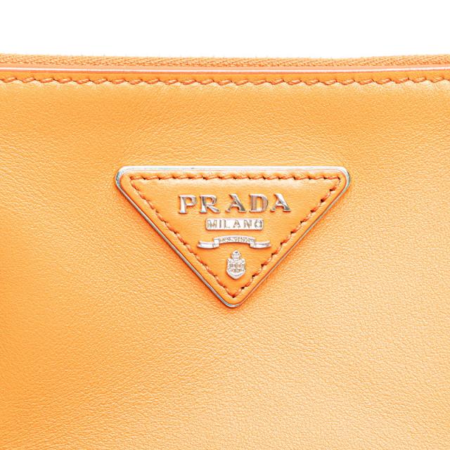 プラダ ガレリア 三角ロゴプレート ハンドバッグ ショルダーバッグ