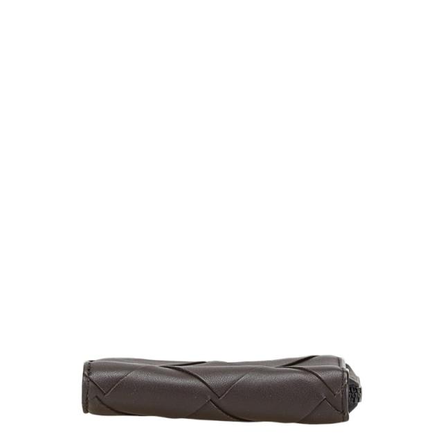BOTTGAVENETA マキシ　イントレチャート　ブラウン　コインケース BOTTGAVENETA マキシ イントレチャート ブラウン コインケース