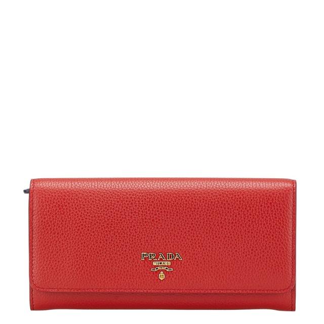 新品・未使用のPRADA赤財布