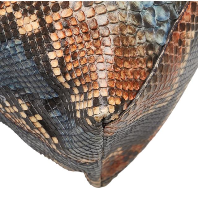 グッチ インターロッキングG ソーホー パイソン ワンショルダーバッグ