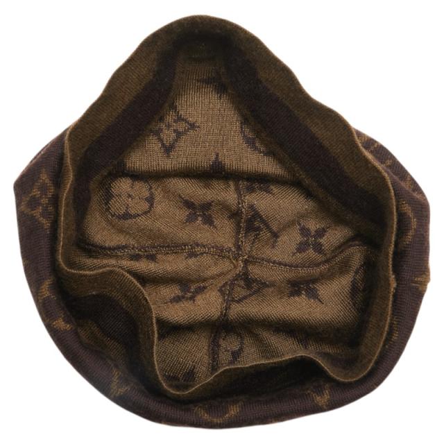 ルイヴィトンモノグラムカシミアニット帽 メンズ