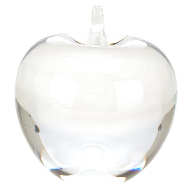 ティファニー アップル ペーパーウェイト クリスタル その他小物 透明 クリア ガラス レディース TIFFANY&Co. 【中古】