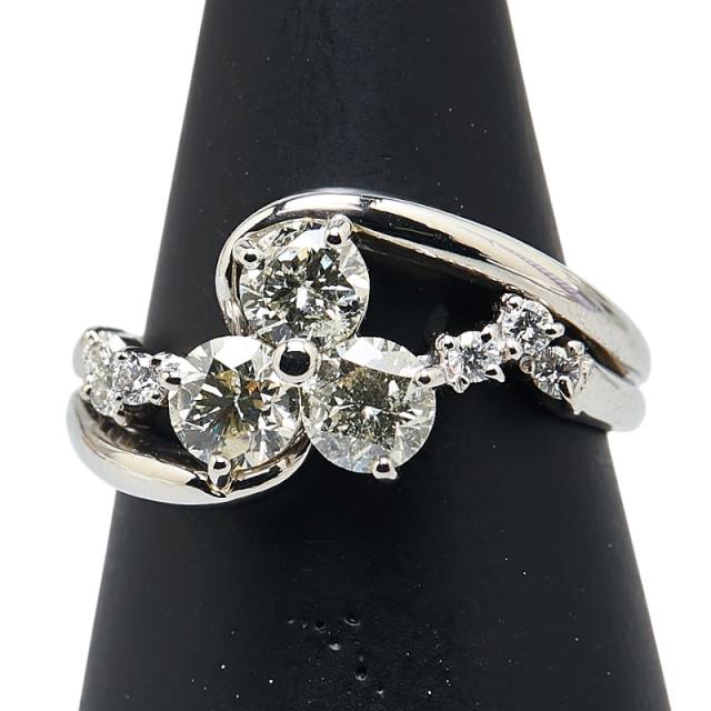 Pt900 プラチナ ダイヤ1.17ct リング 指輪 レディース 12.5号 指輪・リング 