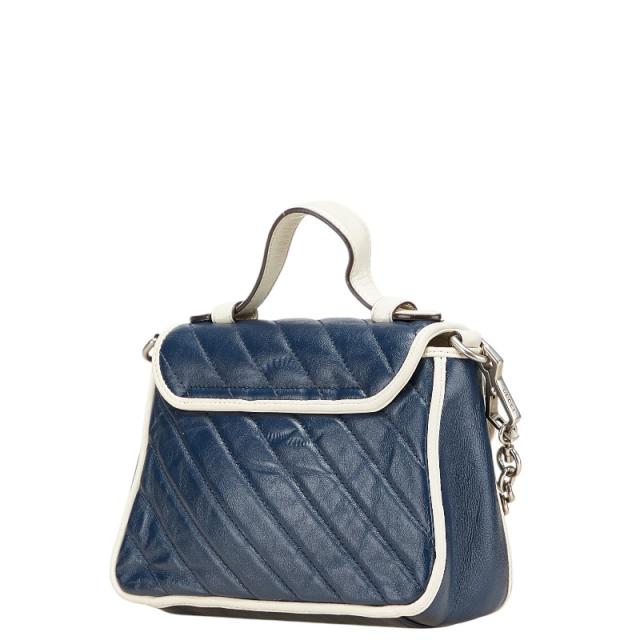 【GUCCI】GGマーモント チェーン付トップハンドルミニバッグ GGマーモント〕スモール トップハンドルバッグブラック