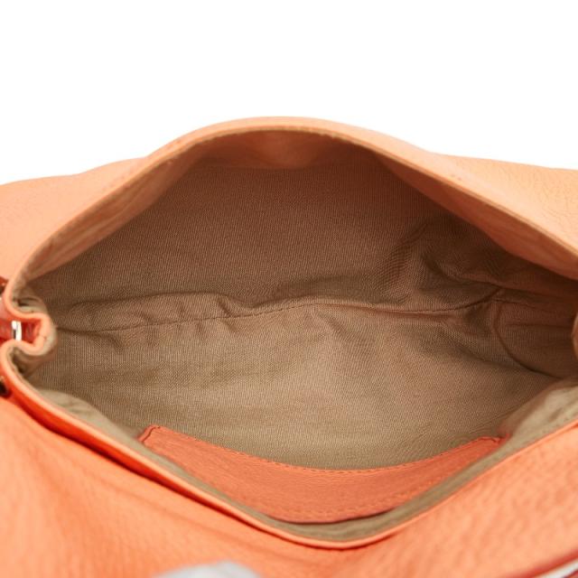 クロエ リリィ リボン ハンドバッグ ショルダーバッグ 2WAY オレンジ レザー レディース Chloe 【中古】 クロエ リリィ リボン ハンドバッグ ショルダーバッグ 2WAY オレンジ