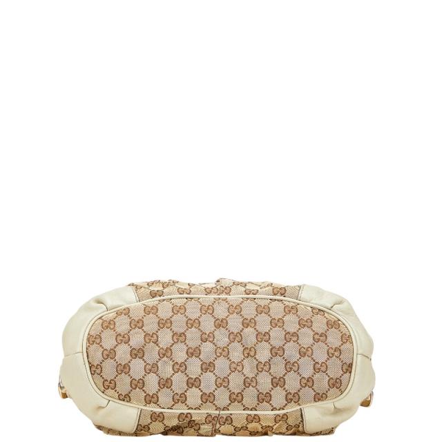 グッチ GGキャンバス スーキー ハンドバッグ ショルダーバッグ 2WAY 247902 ベージュ ホワイト キャンバス レザー GUCCI 【中古】_2