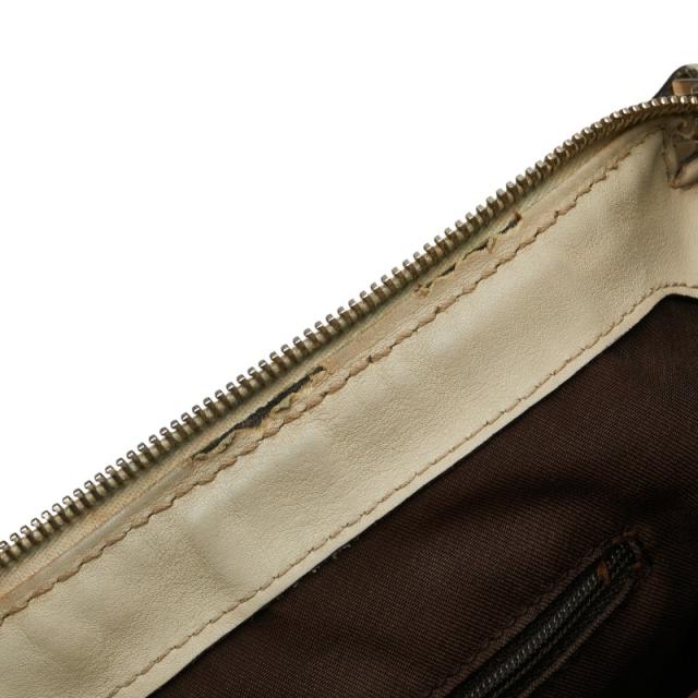 グッチ GGキャンバス スーキー ハンドバッグ ショルダーバッグ 2WAY 247902 ベージュ ホワイト キャンバス レザー GUCCI 【中古】_8