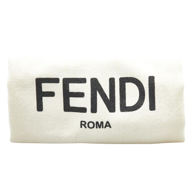 フェンディ ミニボックス チャーム キーホルダー 7AR894 イエロー レザー レディース FENDI 【中古】_7