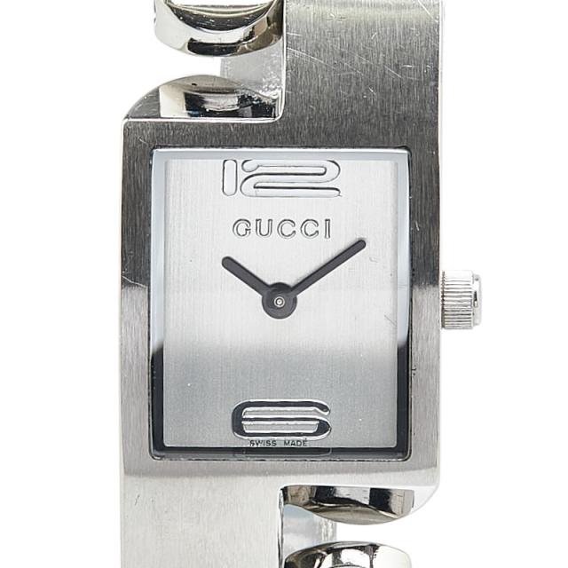 グッチ 腕時計 クオーツ シルバー文字盤 SV925 シルバー