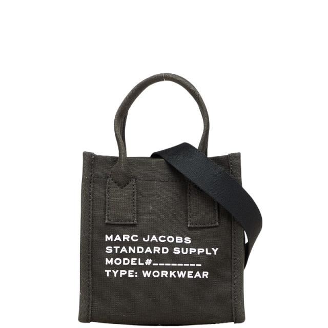 マークジェイコブス ハンドバッグ ショルダーバッグ 2WAY 4S4HCR003H02 ブラック キャンバス レディース MARC JACOBS 【中古】