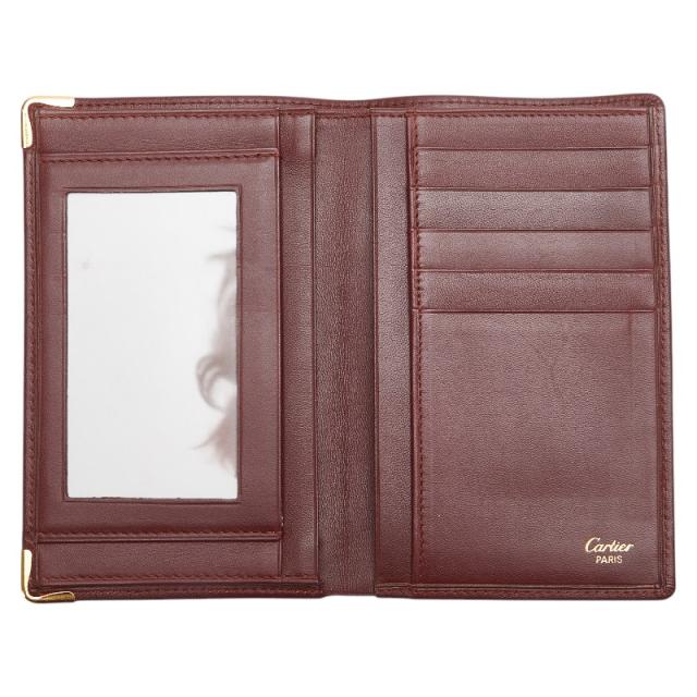 Cartier - カルティエ マストライン 札入れ レザー レディース Cartier - カルティエ マストライン 札入れ レザー レディース