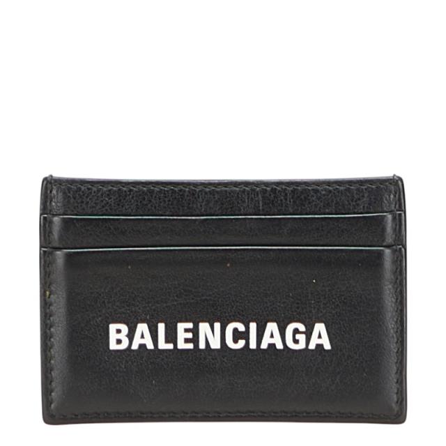 バレンシアガ エブリデイ カードケース 505054 ブラック レザー レディース BALENCIAGA 【中古】