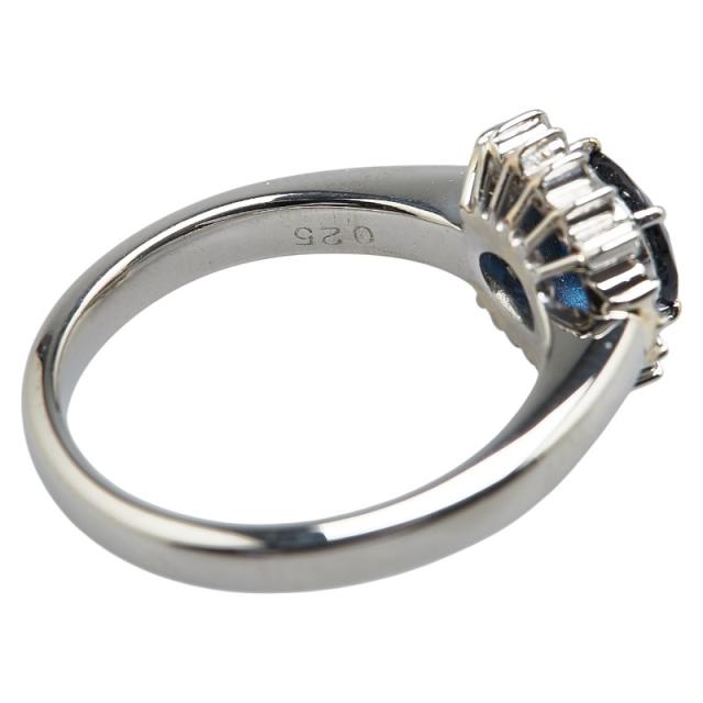 Pt900 プラチナ サファイア0.97ct ダイヤ0.25ct リング 指輪 Pt900 プラチナ サファイア0.97ct ダイヤ0.25ct リング 指輪