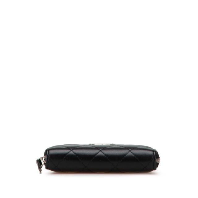 ほぼ未使用 シャネル マトラッセ ココマーク ラインストーン ジップコインパース CHANEL （新品・未使用品）シャネル ラインストーン ココマーク