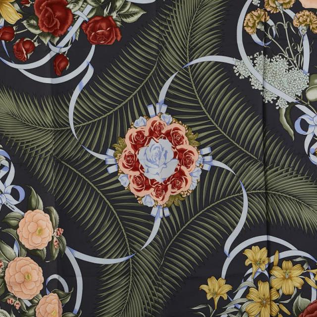 エルメス カレ90 Fleurs de LOpera オペラの花 シルクスカーフ