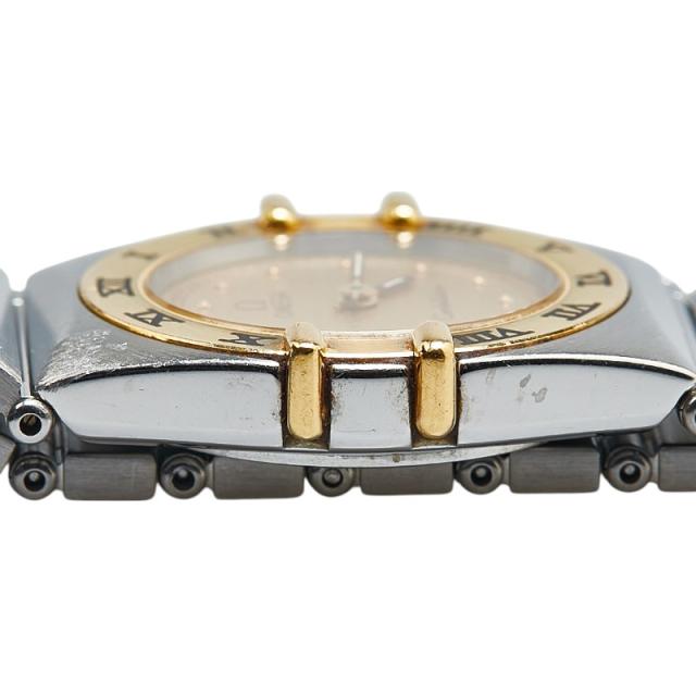 オメガ コンステレーション 腕時計 1270.10.00 クオーツ ゴールド文字  