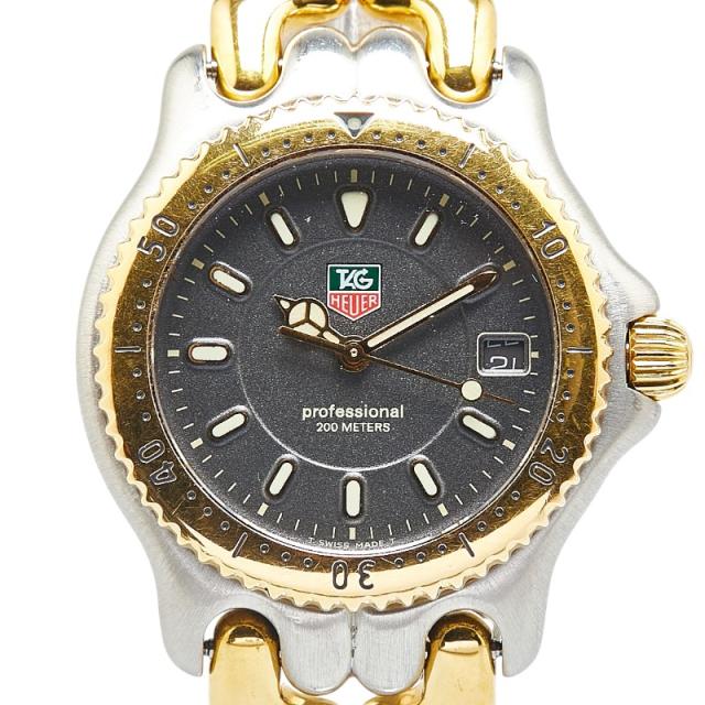 時計 TAG HEUER WG 1220_K0 Tag Heuer Sel Wg1220-Ko Watch Men's Grey Round Date 34mm