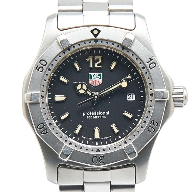 タグホイヤー 2000シリーズ 腕時計 WK1310 クオーツ ブラック文字盤  