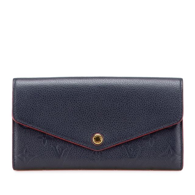 ルイヴィトン モノグラム・アンプラント ネイビー 長財布