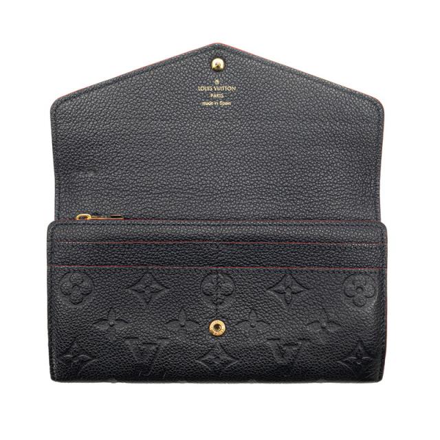 ルイ ヴィトン モノグラム アンプラント ポルトフォイユエミリー 長財布 M69417 マリーヌルージュ ネイビー LOUIS VUITTON 【中古】_5