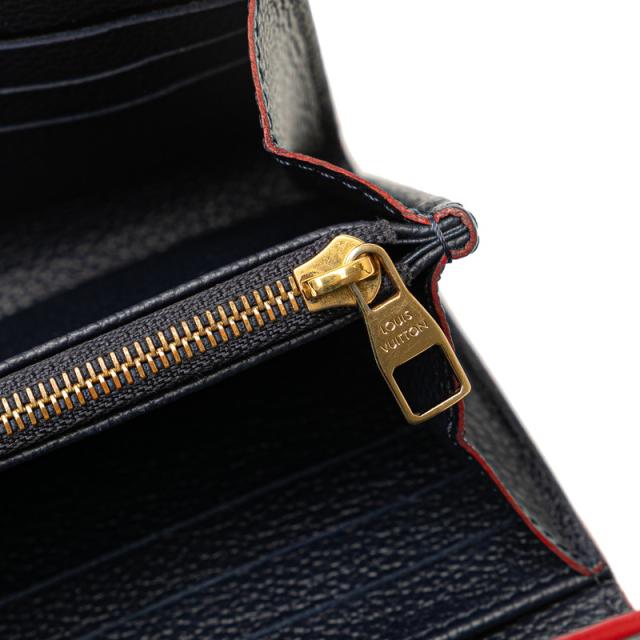 ルイ ヴィトン モノグラム アンプラント ポルトフォイユエミリー 長財布 M69417 マリーヌルージュ ネイビー LOUIS VUITTON 【中古】_7