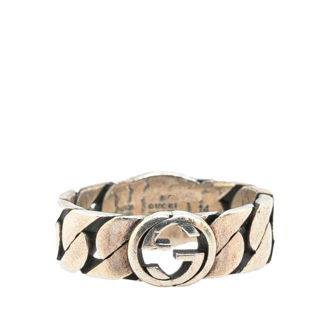 GUCCI グッチ 指輪 インターロッキング リング 20号 シルバー925