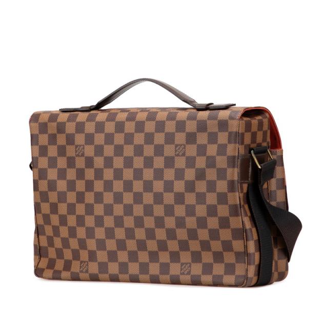ルイ ヴィトン ダミエ ブロードウェイ ショルダーバッグ M42270 ブラウン PVC レザー メンズ LOUIS VUITTON 【中古】_1