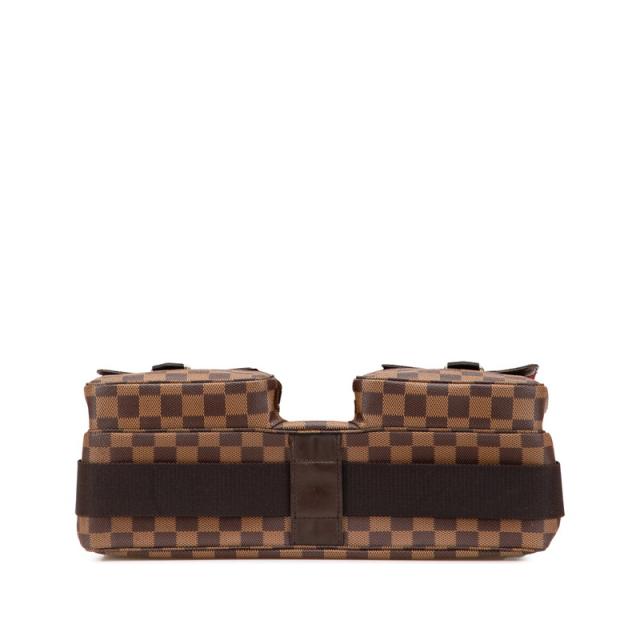 ルイ ヴィトン ダミエ ブロードウェイ ショルダーバッグ M42270 ブラウン PVC レザー メンズ LOUIS VUITTON 【中古】 ルイ ヴィトン ダミエ ブロードウェイ ショルダーバッグ M42270