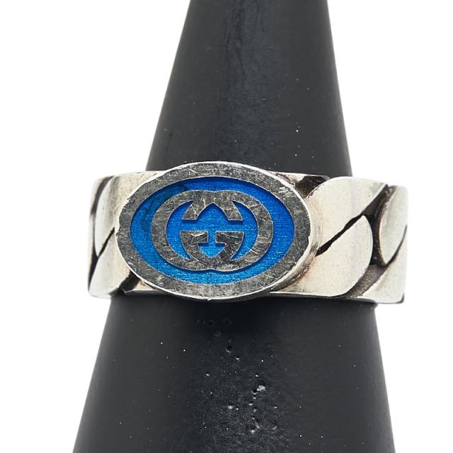 GUCCI グッチ インターロッキング Gチェーンリング17号 指輪