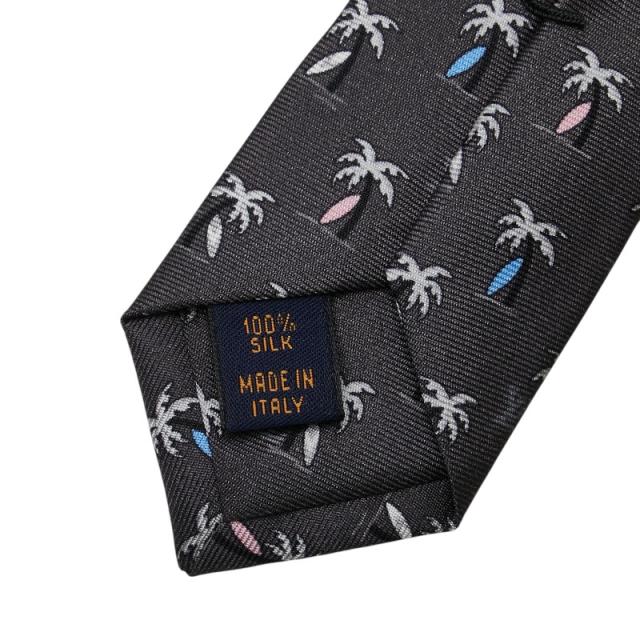 LOUIS VUITTON グレー ドット柄 ネクタイ LOUIS VUITTON（ルイ・ヴィトン） ネクタイ 水玉 ドット グレー シルク