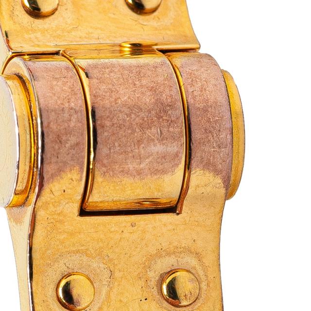 エルメス シャルニエール バングル ゴールド オレンジ メッキ レディース HERMES 【中古】_3