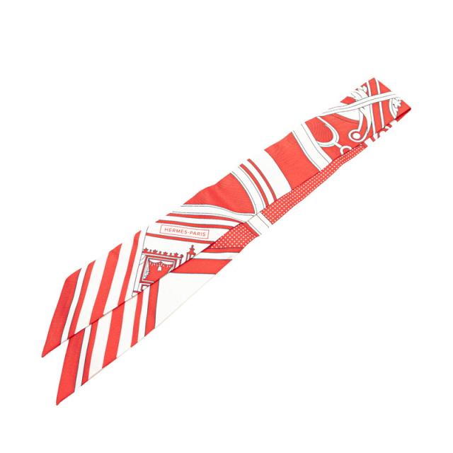 ◆エルメス HERMES ツイリー ジョージワシントンの馬車 マリン エルメス ツイリー WASHINGTONS CARRIAGE ジョージワシントンの馬車