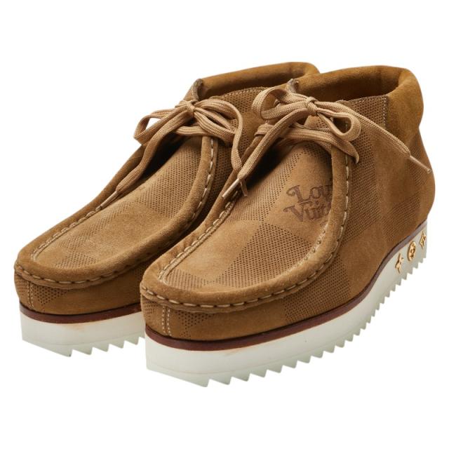 ルイヴィトン LOUIS VUITTON ダミエ スエード ドライビングシューズ