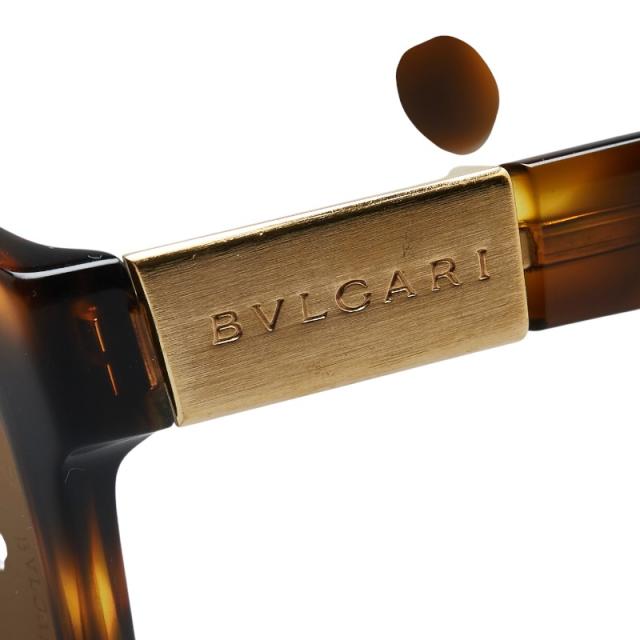 ブルガリ スクエア サングラス ブラウン プラスチック レディース BVLGARI 【中古】_4