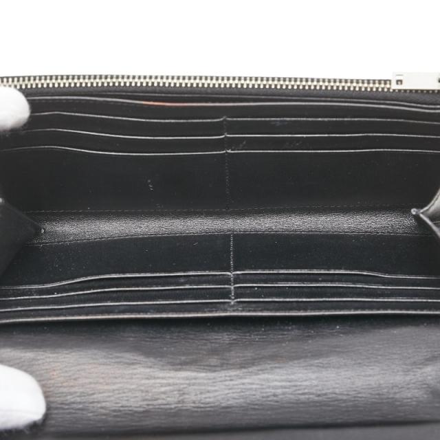 SAINT LAURENT クロコダイル型押し長財布 サンローラン クロコ型押し