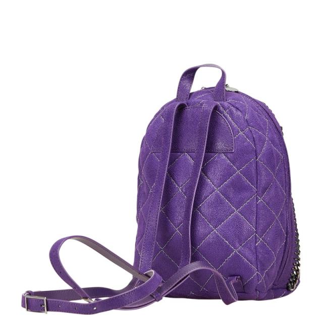 ステラマッカートニー リュック バックパック パープル ポリエステル レザー レディース Stella McCartney 【中古】_1