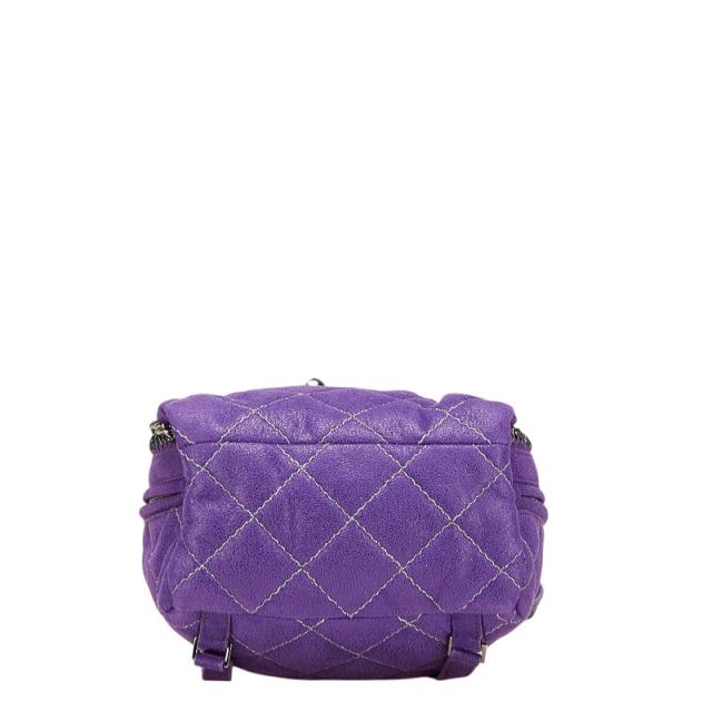 ステラマッカートニー リュック バックパック パープル ポリエステル レザー レディース Stella McCartney 【中古】_2