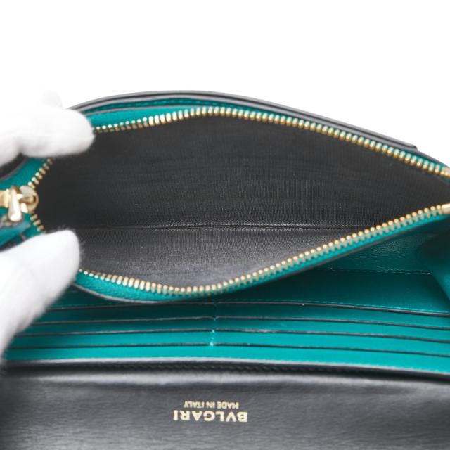 BVLGARIブルガリ 長財布 ラウンドジップ セルペンティ ブラック