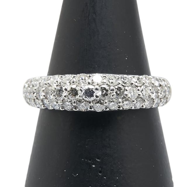 Pt900 プラチナ ダイヤ1.00ct リング 指輪 レディース 11号 中古