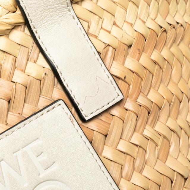 ロエベ アナグラム バスケットスモール カゴ ハンドバッグ ベージュ　ホワイト Amazon | [ロエベ] ハンドバッグ かごバッグ カゴバック バスケット