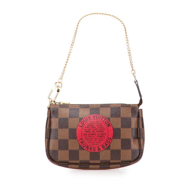 ★美品★ルイブィトンダミエポシエット。 ルイヴィトン ダミエ ミニポシェット 安い 通販