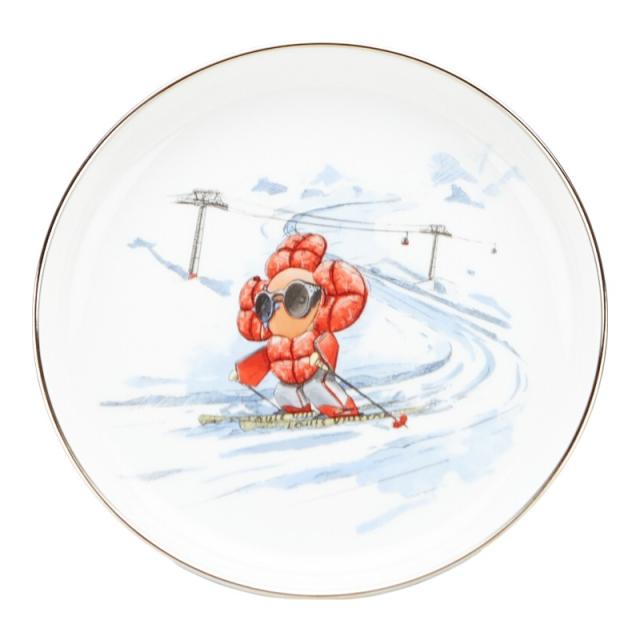 ルイ ヴィトン セット4 アシェット ヴィヴィエンヌ プレート 皿 4枚