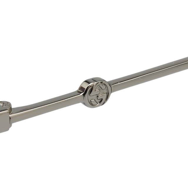 グッチ ツーブリッジ ラウンド サングラス GG0061S シルバー レッド メタル レディース GUCCI 【中古】 グッチ ツーブリッジ ラウンド サングラス GG0061S シルバー レッド