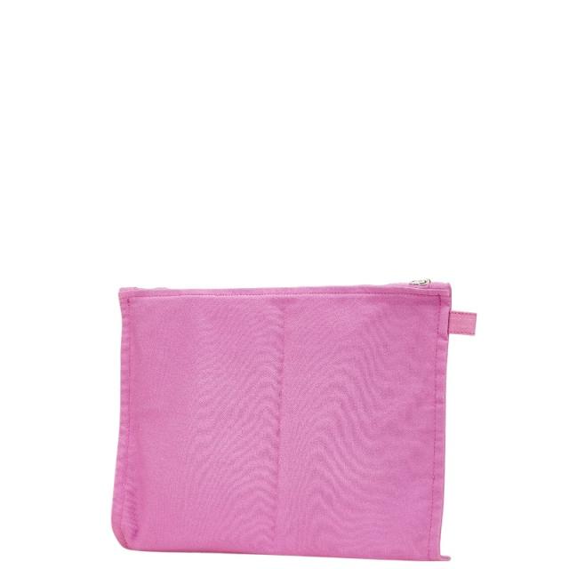 エルメス ボラボラ ポーチGM フラットポーチ ピンク キャンバス  