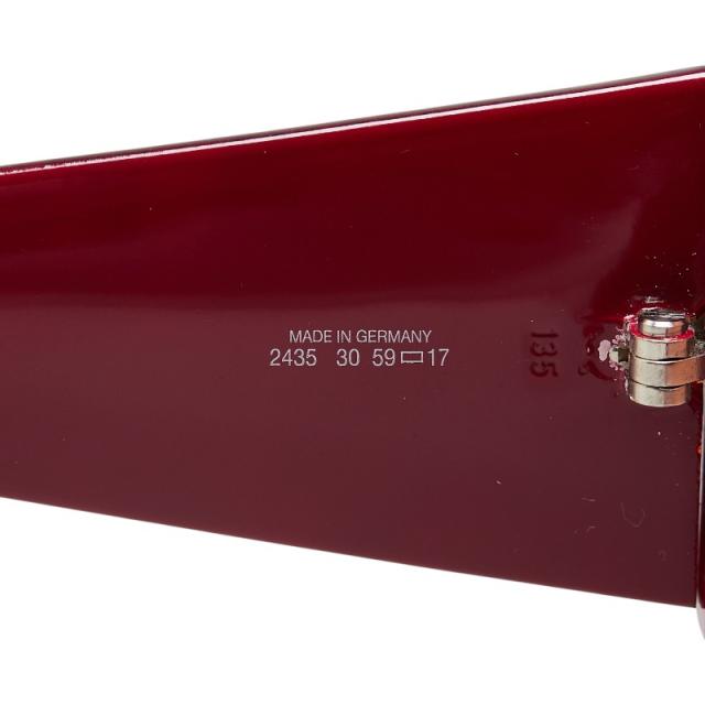 ディオール バタフライ サングラス 2435 レッド系 プラスチック レディース Dior 【中古】 ディオール バタフライ サングラス 2435 レッド系 プラスチック