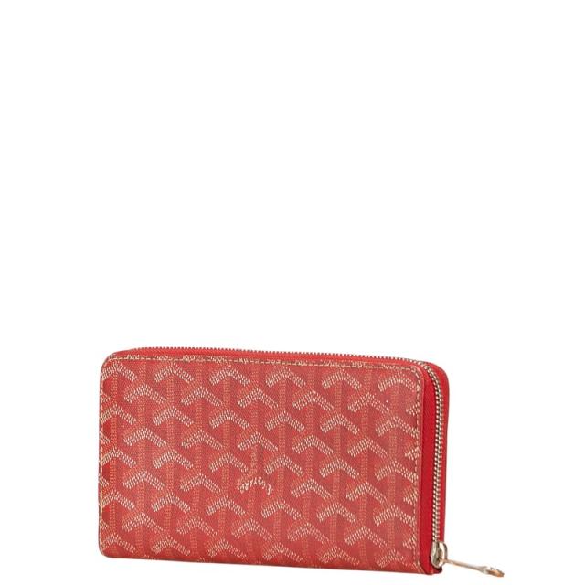GOYARDゴヤール】長財布 マティニョン 赤 ショッパー付き GOYARD
